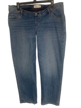 Abercrombie & Fitch Medium Blue Straight Leg Jeans Maternity Sz 12